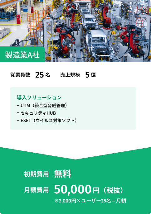 製造業A社